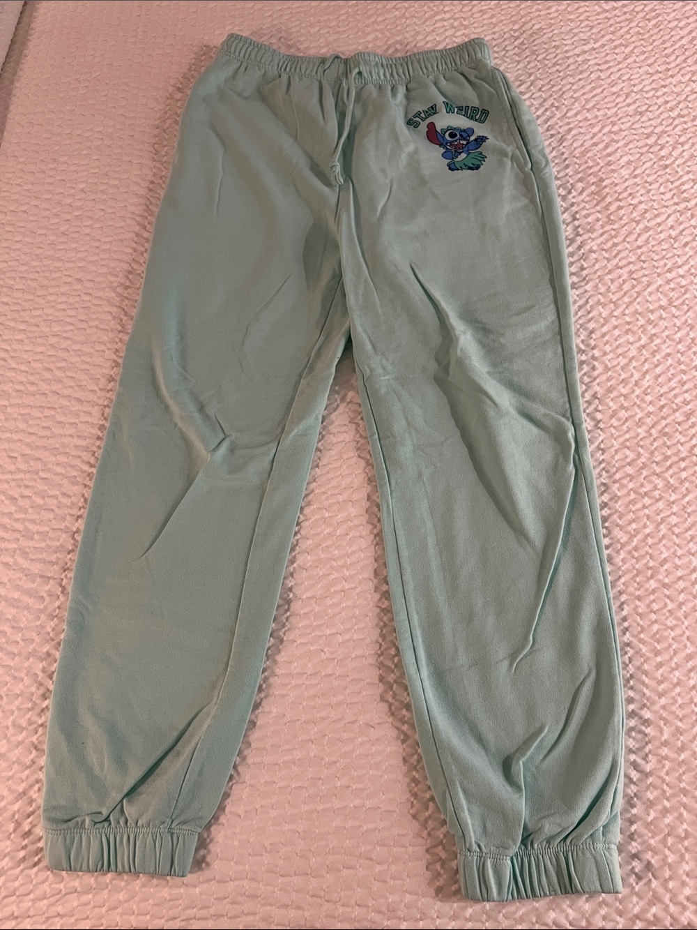 Stitch Women’s Light Green Track Joggers